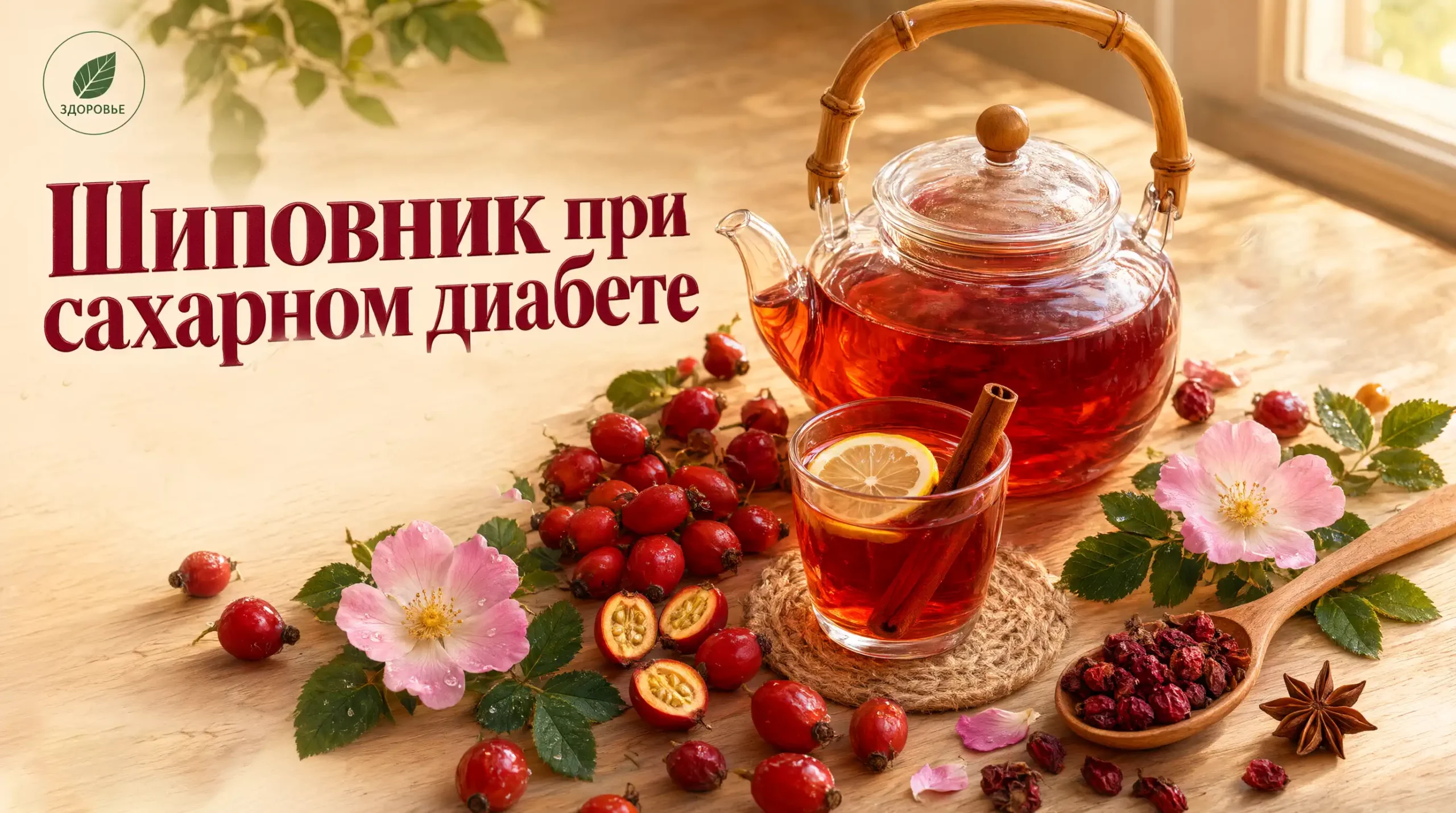Шиповник при сахарном диабете, или как добавить жизни вкуса